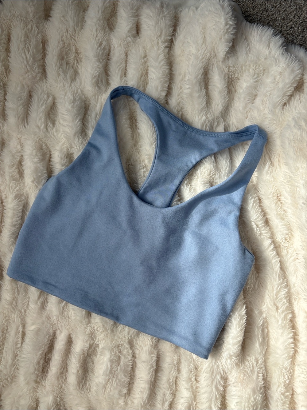 Zella Sky Blue Racerback Bra Top